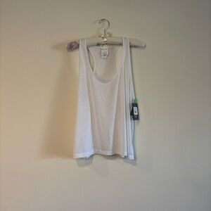 Champion White Racerback Tank Top